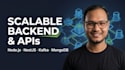 develop scalable nodejs backend apis and system architecture