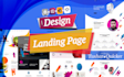 design responsive wordpress landing page using page builders