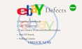 remove your ebay defects and bad feedback
