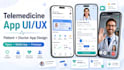 design telemedicine and doctor appointment app UI UX