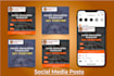 design graphics social media ads posts