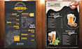 do chalkboard menu, price list and price table in 24 hrs