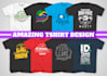 do amazing tshirt design for you