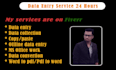 do data entry, copy paste professionally