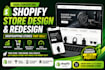 setup shopify dropshiping store develop shopify website