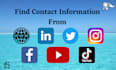 do internet research and find email