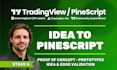 code a tradingview pinescript indicator, strategy or bot prototype
