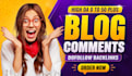 build high quality manual blog comment backlinks for SEO