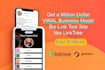 create same bio link tool website like linktree high earning site