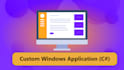 create a desktop application or windows application in csharp dotnet