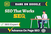 optimize on page SEO and ai overview for your website