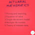 assist you in actuarial mathematics cm 1
