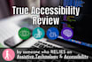 perform real user  web accessibility testing