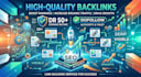 build high DR 50 dofollow backlinks