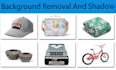 do image background remove and drop natural reflection shadow