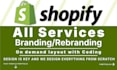 build your premium shopify website with full branding