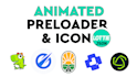 animate your icon preloader in lottie