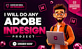 do adobe indesign book layout, ebook formatting and print ready PDF design