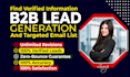 do b2b lead generation, linkedin leads, targeted leads and prospect list