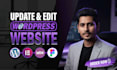 wordpress website maintenance, support, updates, and help as a virtual assistant
