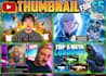 do gaming thumbnail like genshin, cod, dota 2
