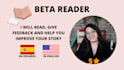 beta read and critique your book