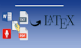 convert any document into PDF latex