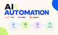 build ai automation, n8n, make, zapier workflows and ai agents
