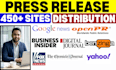 press release writing with press release distribution
