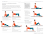 create workout, exercise, yoga fitness pose illustration