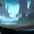 do fantasy environment concept art , landscape