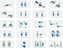 draw workout, yoga, exercise black and white illustration
