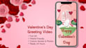 make romantic happy valentine day video