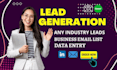 build linkedin lead generation and b2b lead generation email list