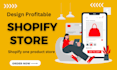 design shopify dropshipping store, shopify website, shopify one product store