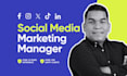 be your social media marketing manager and content creator