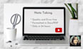 take notes from youtube videos