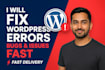 fix wordpress errors, bugs, and issues fast