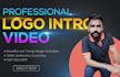 create beautiful trendy logo intro video