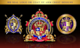 design HD church seal logo or coat of arm crest asap