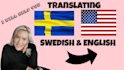 provide swedish or english transcripts from videos or audios