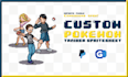 create a pokemon trainer sprite sheet