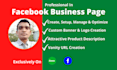 create professional facebook business page