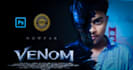 create realistic venom movie poster manipulation