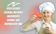 write food recipes, cooking recipes articles for cookbooks and blogs