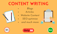 write content for your article, blog post, and website
