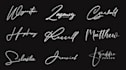 design autograph and artistic signature logo