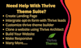customize thrive theme builder or install thrive architect