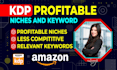 find amazon KDP profitable niches and keywords research