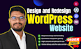 build wordpress website, design or redesign wordpress website, create wordpress